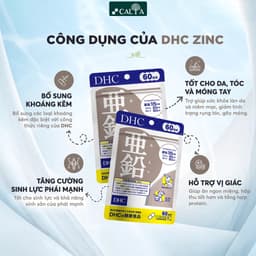 Thumbnail Viên Uống DHC Bổ Sung Kẽm Tăng Cường Trí Não, Hệ Miễn Dịch, Giúp Làn Da Khỏe Mạnh - DHC Zinc 15 Ngày/30 Ngày 1