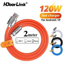 Thumbnail Cáp sạc nhanh HdoorLink đồng bộ dữ liệu usb loại C 60W 120W 6A cho điện thoại Android 1