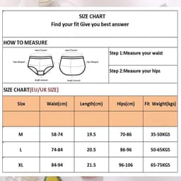 Thumbnail FINETOO Quần Lót cotton Mềm Mại Màu Trơn In Chữ Cho Nữ Màu Sắc 3