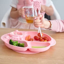 Thumbnail Đĩa ăn dặm silicon chia ngăn có đế hút chân không chống đổ Yummy Marcus & Marcus, cho bé từ 18 tháng - Pokey 4