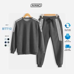 Thumbnail Bộ Thể Thao Nam Chất Nỉ 4 Màu Trẻ Trung Năng Động Thời Trang Cao Cấp AVIANO 3