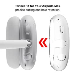 Thumbnail Fonken One Set Vỏ silicon mềm AirPods Max Tai nghe Vỏ bảo vệ Băng đô Earmuff Vỏ chống sốc 3
