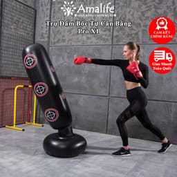Thumbnail Trụ Đấm Bốc Tự Cân Bằng Pro X1 Phiên Bản Cải Tiến Cao Cấp Nhanh, Ưu Việt Hơn – Tặng Kèm Bộ Bơm Hơi Chính Hãng Amalife 1