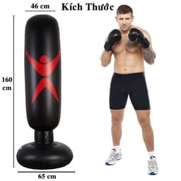 Thumbnail Trụ Đấm Bốc Tự Cân Bằng Pro X1 Phiên Bản Cải Tiến Cao Cấp Nhanh, Ưu Việt Hơn – Tặng Kèm Bộ Bơm Hơi Chính Hãng Amalife 4