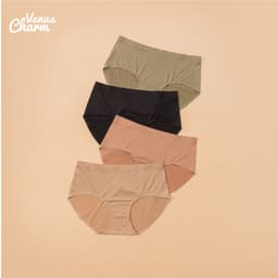 Thumbnail Quần lót nữ không viền Venus Charm chất liệu cotton gỗ sồi mịn không đường may 1