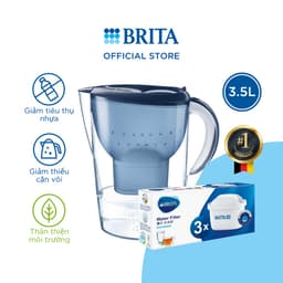 Thumbnail Combo bình lọc nước BRITA Marella XL 3.5L + Hộp 3 lõi lọc BRITA Maxtra 3