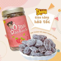 Thumbnail Đào bao tử Trạm ngọt Yumi Ô mai xí muội không hạt chua ngọt ăn vặt trái cây thơm ngon 1
