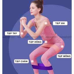 Thumbnail Dây Kháng Lực Tập Mông MixSport Hô Trọ Tập Cơ Mông Đùi Tại Nhà DKL03 4