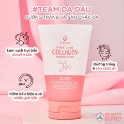 Thumbnail Sữa rửa mặt làm sạch dầu nhờn và săn chắc da Scentio Pink Collagen Radiant & Firm Oil Control Facial Foam Scrub 100ml 4