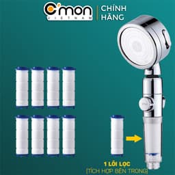 Thumbnail Vòi sen tắm LỌC NƯỚC TĂNG ÁP C'MON TS-12 (LỌC) 1