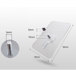 Thumbnail Miếng Dán Tường Không Cần Khoan Plyconcept Self Adhesive Screw Set 1