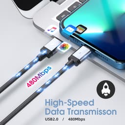 Thumbnail Cáp sạc nhanh FONKEN USB C từ tính PD65W sang type C 27W IOS thích hợp cho iP Samsung 4