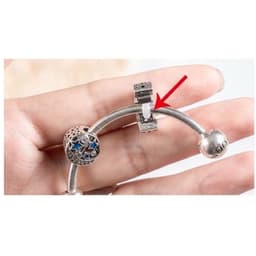 Thumbnail Nút chặn cao su cho vòng tay Charms Spacer 5 chiếc 3