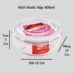 Thumbnail Bộ túi hộp cơm thủy tinh COBACOOK - CCR43BL 2