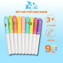 Thumbnail Bút máy ngòi mài Ánh Dương, bút mài thầy ánh SH056 mặt cười ngòi kim tinh êm trơn 1