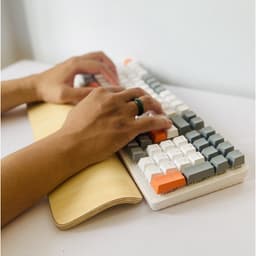Thumbnail Kê Tay Bàn Phím Cơ, Gỗ Uốn Cong ôm Cổ Tay, Chống Mõi, Thoải mái Làm Việc- PlyConcept Joy Palm Rest 3