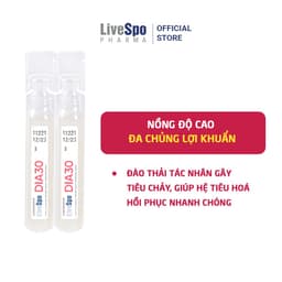 Thumbnail LiveSpo DIA 30 - Giảm Triệu Chứng Tiêu Chảy Cấp (10 ống x 5ml) 3
