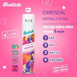 Thumbnail 2 Dầu Gội Khô Batiste Hương Á Đông 200ml Cho Tóc Hết Bết Dính, Làm Phồng Chân Tóc Tức Thì 3