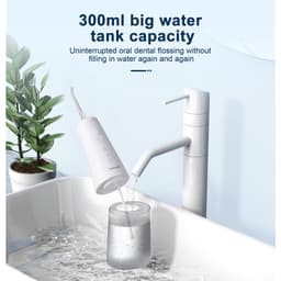 Thumbnail Máy tăm nước cầm tay FAIRYWILL có 2 đầu vòi thay thế với bể chứa nước dung tích 300ml 3
