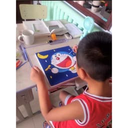 Thumbnail Tranh tô màu theo số động vật cute dễ thương GAM size mini 20x20cm dễ tô 3