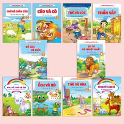 Thumbnail Sách - Bộ 20 Cuốn Truyện Cổ Tích - Truyện Kể Mầm Non - Ngụ Ngôn Aesop - Thần Thoại Hy Lạp - Song Ngữ Anh Việt 3