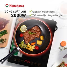 Thumbnail Bếp Điện Từ Đơn Nagakawa NAG0704 (2000W) - Kèm nồi lẩu - Bảo hàng 12 tháng - Hàng chính hãng 2