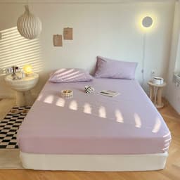 Thumbnail Ga giường cotton tici không vỏ gối LIDACO drap giường trơn 15 màu lựa đủ mọi size nệm 1