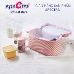 Thumbnail Túi giữ nhiệt kèm túi đá khô màu hồng Spectra - Hàng Chính Hãng 4