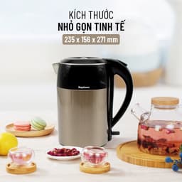 Thumbnail Ấm siêu tốc 1,8L Nagakawa NAG0315 - 2 lớp - Công suất 1800W 3