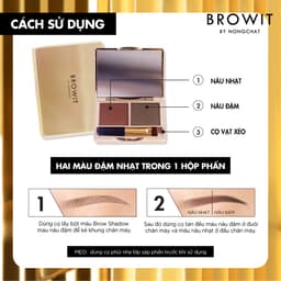 Thumbnail Phấn Kẻ Chân Mày Browit Giữ Màu Lâu Trôi Giúp Dáng Mày Sống Động Easy Drawing Brow Shadow 4g Series1 4