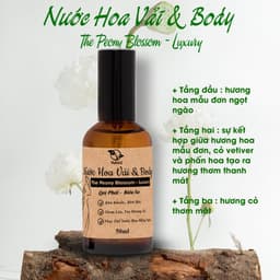 Thumbnail Nước Hoa Xịt Thơm Quần Áo TAMAS The Peony Blossom Luxury Chai 10ml, 50ml. 2