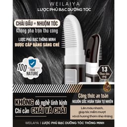 Thumbnail Dầu Gội Đen Tóc Phủ Bạc Weilaiya 100ml - màu Đen Tự nhiên - Không hôi - Không xót da đầu 4