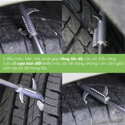 Thumbnail Móc đá lốp xe cậy sỏi đinh, tua vít đa năng, dụng cụ nạy đá dăm bảo vệ lốp phụ kiện oto Tâm Luân 3