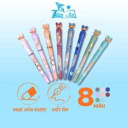 Thumbnail Bút máy ngòi mài Ánh Dương, bút mài thầy ánh SH070 xóa được ngòi kim tinh êm trơn 1