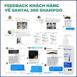 Thumbnail Dầu gội dược liệu BIO CARE PHARMA giảm gàu, nấm ngứa da đầu Santal 300 Shampoo 200ml 4