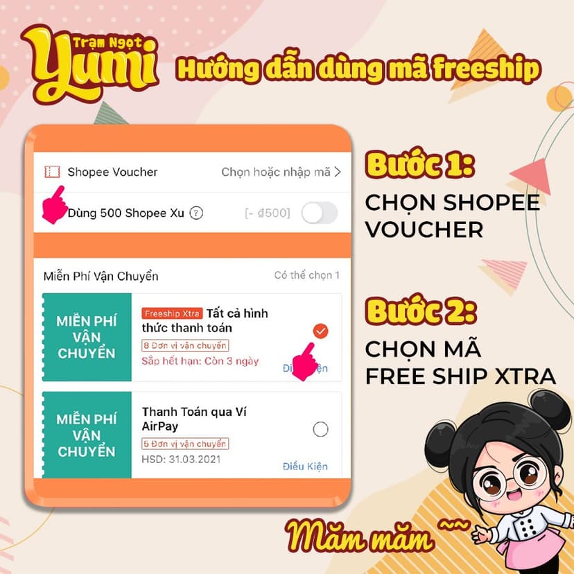 Ảnh Bánh gấu Trạm ngọt Yumi nhân kem sữa 3 vị truyền thống, cà phê, chùm ngây, bánh ngọt ăn vặt thơm ngon 4
