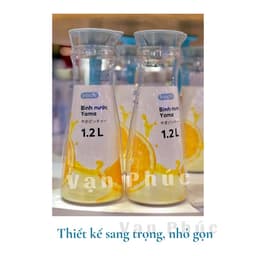 Thumbnail Bình đựng nước Inochi Yama 1.3L, nhựa không mùi hôi, bình đựng nước lạnh, bình nước mát 1