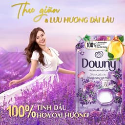 Thumbnail Combo Nước Giặt ARIEL Hương Downy Nước Hoa Oải Hương Túi 3.65KG & Nước Xả Vải DOWNY Hương Hoa Oải Hương Nước Pháp Túi 3L 3
