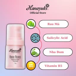 Thumbnail Serum Dưỡng Giảm Mụn Hana Acnes, Serum Dưỡng Ẩm Dưỡng Trắng Mờ Thâm Ngăn Mụn Tái Phát Hanayuki Chính Hãng 3