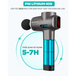 Thumbnail Súng Massage Cao Cấp KINGTECH MAX 1 -  Máy Mát xa Chuyên Nghiệp Giúp Giảm Đau, Giãn Cơ Cho Gymer, Runner, Vận Động Viên 4