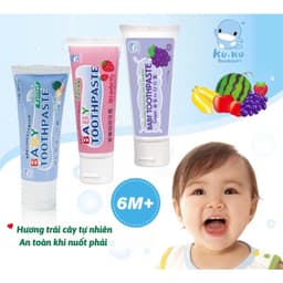 Thumbnail Kem đánh răng trẻ em Ku.Ku Duckbill cho bé trên 6 tháng KU1052, KU1087, KU1099 (tuýp 50g) 2