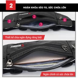 Thumbnail Đai chạy bộ, túi đeo hông chạy bộ đựng điện thoại chống nước GoodFit GF108RB 4