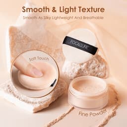 Thumbnail Phấn phủ FOCALLURE 3 màu sắc tùy chọn trang điểm nền thời trang 7g 3