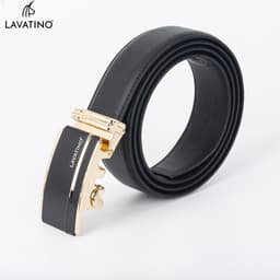 Thumbnail Thắt Lưng Nam Da Bò Thật Cao Cấp Hàng Hiệu Lavatino Khoá Tự Động Thiết Kế Sang Trọng TINO 04 3