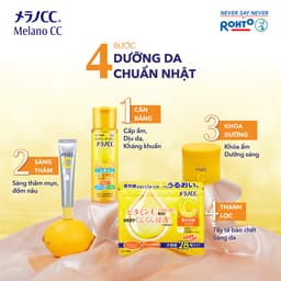 Thumbnail Combo dưỡng trắng, làm mờ đốm nâu và đều màu da Melano CC Tinh chất 20ml + Gel dưỡng trắng 100g 4