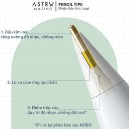Thumbnail Ngòi AstroMazing thay thế cho Apple Pencil 1 2 cao cấp chống mòn cho paperlike 3