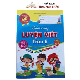 Thumbnail Sách - Cẩm Nang Luyện Viết Tròn Li Phiên Bản 5.0, Vở Tập Viết Chữ Thường Chữ Hoa Cỡ Nhỏ Theo Nhóm Bộ Kết Nối Tri Thức 1