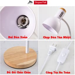 Thumbnail Đèn học chống cận, Sipanic dùng bóng LED Buld Rạng Đông bảo vệ mắt cho bé học tập, đọc sách 3