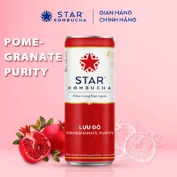 Thumbnail Thùng 12 lon STAR KOMBUCHA Lựu Đỏ / Pomegranate (250ml/lon) - Trà lên men vi sinh bảo vệ sức khỏe 3