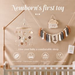 Thumbnail Đồ Chơi Chuông Treo Nôi Em Bé Sơ Sinh Dễ Tháo Rời 1
